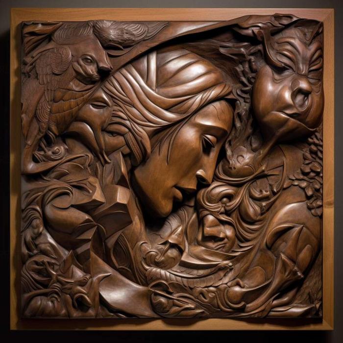 نموذج ثلاثي الأبعاد لآلة CNC 3D Art 